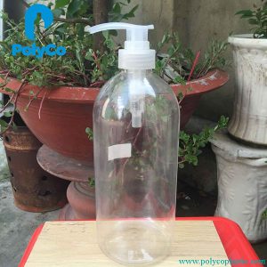 1000ml plastic bottle with drip spray cap