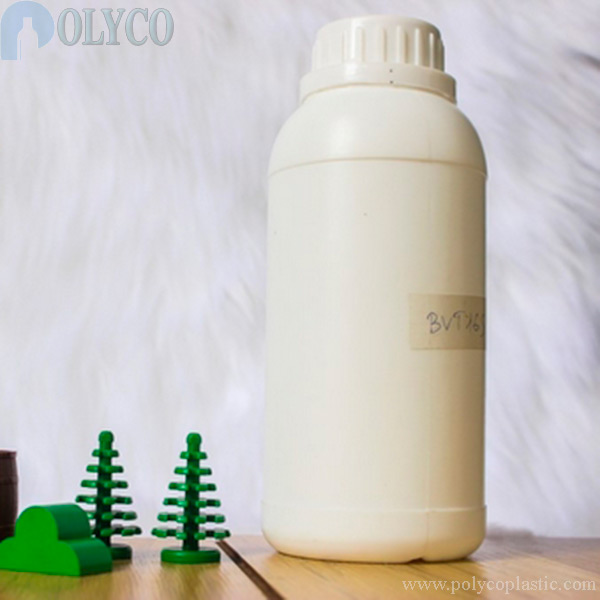 500ml white HDPE plastic bottle