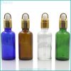Colorful essential oil bottles