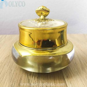 Cosmetic jar 20gr gold lid