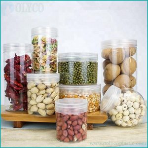 High quality plastic food jars