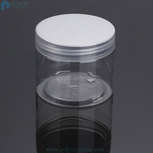 Plastic food jar with high-grade aluminum lid