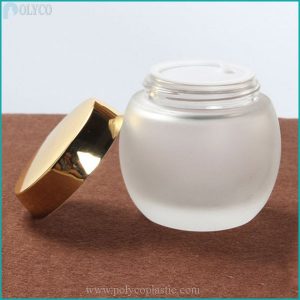 100ml glass jar with yellow plastic lid